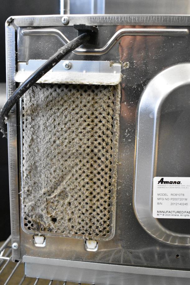 2020 Amana RCS10TS Stainless Steel Commercial Countertop Microwave Oven. 120 Volts, 1 Phase. - Image 5 of 6