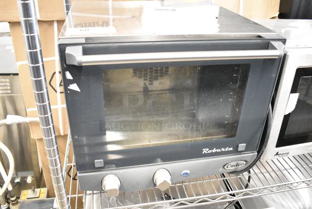 2019 Cadco Unox Roberta XAF003 Stainless Steel Commercial Countertop Electric Powered Convection Oven. 120 Volts, 1 Phase. Tested and Working! - Image 1 of 6