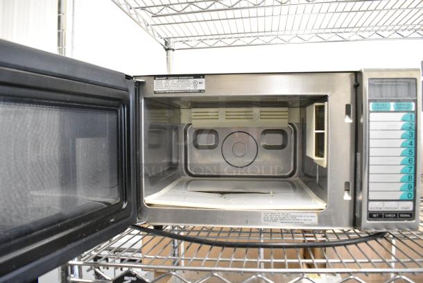 2022 Sharp R-21LVF Stainless Steel Commercial Countertop Microwave Oven. 120 Volts, 1 Phase. - Image 2 of 7