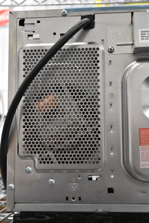 2022 Sharp R-21LVF Stainless Steel Commercial Countertop Microwave Oven. 120 Volts, 1 Phase. - Image 5 of 7