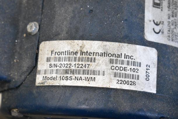 Frontline 10SS Stainless Steel Commercial Portable Waste Oil Caddy on Commercial Casters. - Image 7 of 9