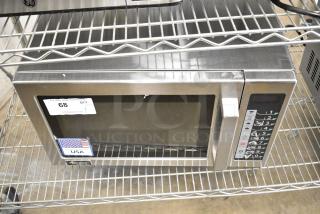 2021 Amana RCS10TS Stainless Steel Commercial Countertop Microwave Oven. 120 Volts, 1 Phase.