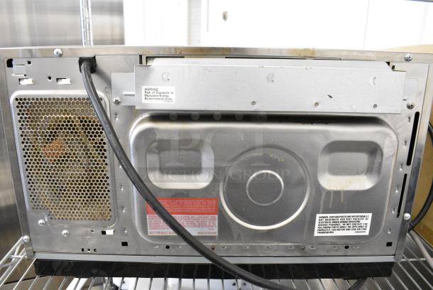 2022 Sharp R-21LVF Stainless Steel Commercial Countertop Microwave Oven. 120 Volts, 1 Phase. - Image 5 of 7