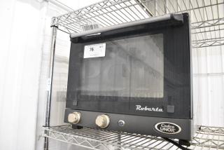Cadco Unox Roberta XAF003 Stainless Steel Commercial Countertop Electric Powered Convection Oven. 120 Volts, 1 Phase. Tested and Working!