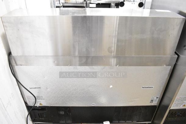 2023 Avantco 178SSPT48MHC Stainless Steel Commercial Sandwich Salad Prep Table Bain Marie Mega Top on Commercial Casters. 115 Volts, 1 Phase. Tested and Working! - Image 7 of 10