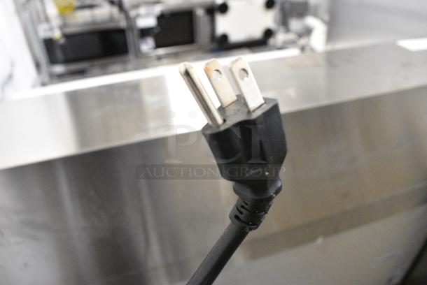 2023 Avantco 178SSPT48MHC Stainless Steel Commercial Sandwich Salad Prep Table Bain Marie Mega Top on Commercial Casters. 115 Volts, 1 Phase. Tested and Working! - Image 8 of 10