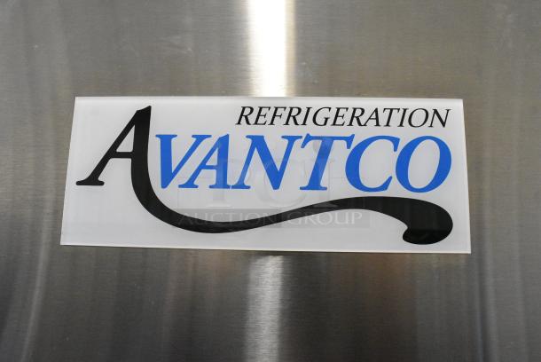 2023 Avantco 178A49FHC Stainless Steel Commercial 2 Door Reach In Freezer on Commercial Casters. 115 Volts, 1 Phase. Tested and Working! - Image 2 of 6