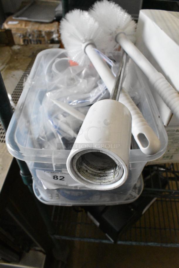 ALL ONE MONEY! Lot of Various Items Including Spaceman Ice Cream Machine Lube, Cleaning Brushes - Image 4 of 4