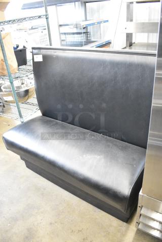 Black Single Sided Booth