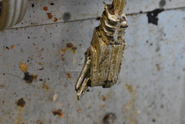 Montague Stainless Steel Commercial Natural Gas Powered Full Size Convection Oven w/ View Through Doors, Metal Oven Racks and Thermostatic Controls on Commercial Casters. - Image 7 of 8