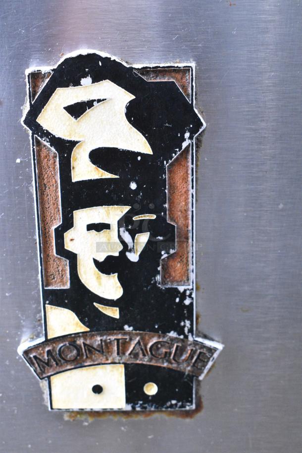 Montague Vectaire Stainless Steel Commercial Natural Gas Powered 4 Burner Range w/ CONVECTION Oven on Commercial Casters. - Image 2 of 12