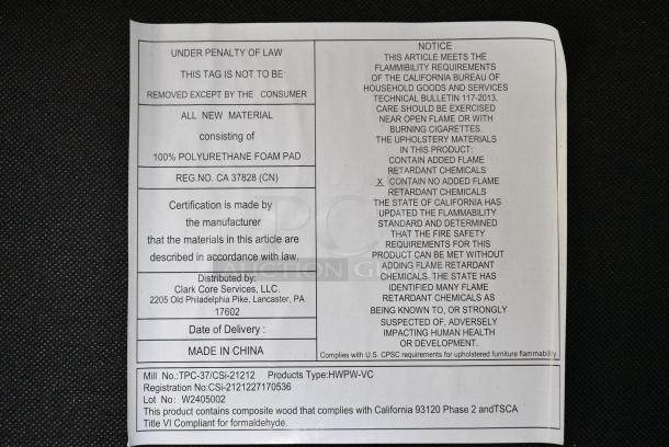2 BRAND NEW SCRATCH AND DENT! Wooden Dining Height Chair. 2 Times Your Bid! - Image 4 of 4