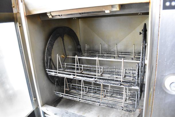 2 Frijado STG 7-P Stainless Steel Commercial Electric Powered Rotisserie Oven w/ Spit Baskets. 208 Volts, 3 Phase. 2 Times Your Bid! - Image 5 of 10