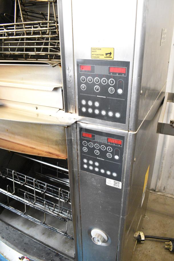 2 Frijado STG 7-P Stainless Steel Commercial Electric Powered Rotisserie Oven w/ Spit Baskets. 208 Volts, 3 Phase. 2 Times Your Bid! - Image 6 of 10