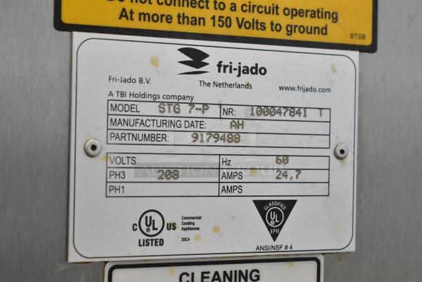 2 Frijado STG 7-P Stainless Steel Commercial Electric Powered Rotisserie Oven w/ Spit Baskets. 208 Volts, 3 Phase. 2 Times Your Bid! - Image 9 of 10