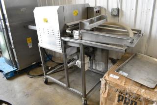 Belshaw TG-50 Stainless Steel Commercial Floor Style Thermoglazing Station on Commercial Casters. 208 Volts, 1 Phase.