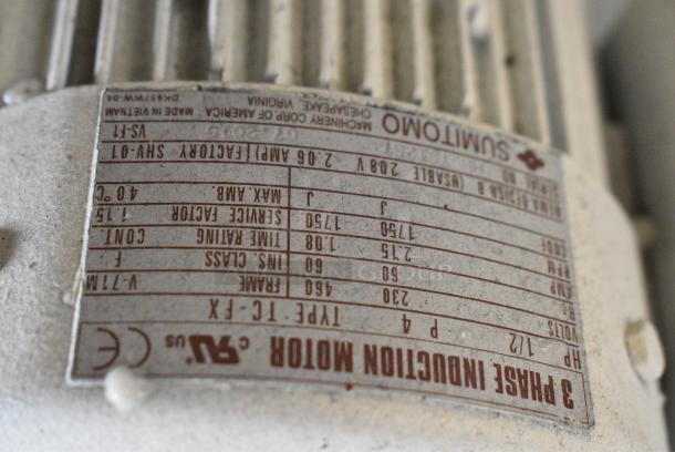 Belshaw TG-50 Stainless Steel Commercial Floor Style Thermoglazing Station on Commercial Casters. 208 Volts, 1 Phase. - Image 8 of 11