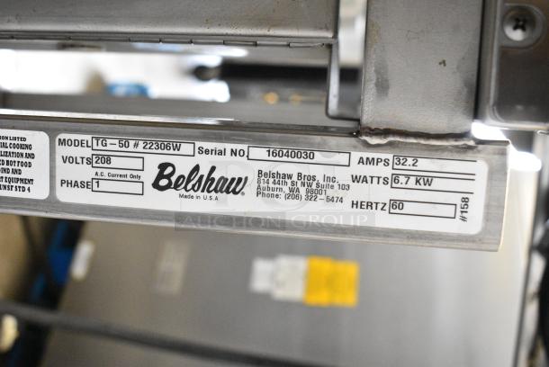 Belshaw TG-50 Stainless Steel Commercial Floor Style Thermoglazing Station on Commercial Casters. 208 Volts, 1 Phase. - Image 11 of 11