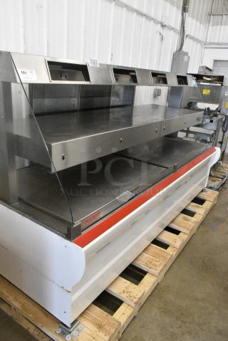 Hardt Metal Commercial Floor Style Electric Powered 2 Tier Warming Display Cabinet. 240 Volts.