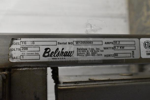 Belshaw TG-50 Stainless Steel Commercial Floor Style Thermoglazing Station on Commercial Casters. 208 Volts, 1 Phase. - Image 8 of 8