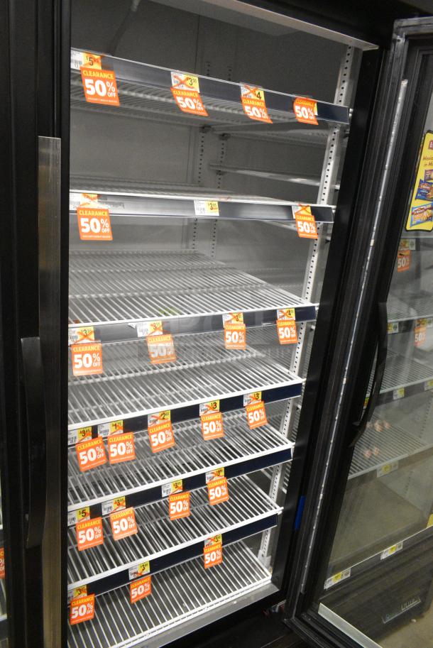 2019 True GDM-72-HC Metal Commercial 3 Door Reach In Cooler Merchandiser w/ Poly Coated Racks. 115 Volts, 1 Phase. Tested and Working! - Image 5 of 7