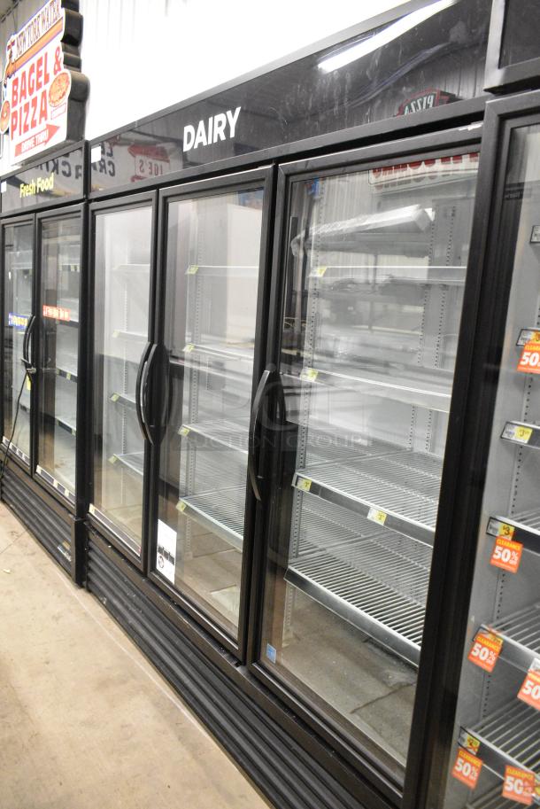 2019 True GDM-72-HC Metal Commercial 3 Door Reach In Cooler Merchandiser w/ Poly Coated Racks. 115 Volts, 1 Phase. Tested and Working! - Image 2 of 7