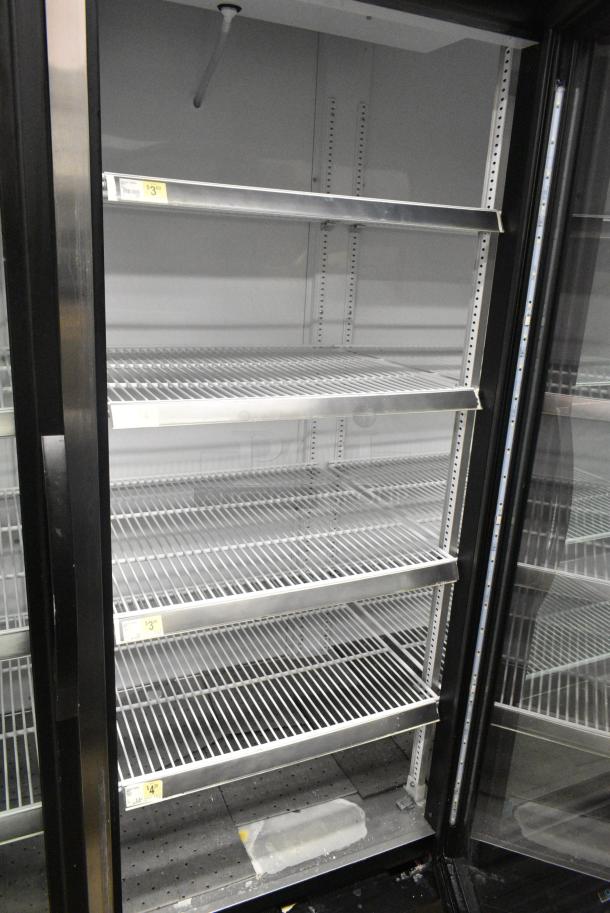 2019 True GDM-72-HC Metal Commercial 3 Door Reach In Cooler Merchandiser w/ Poly Coated Racks. 115 Volts, 1 Phase. Tested and Working! - Image 5 of 7