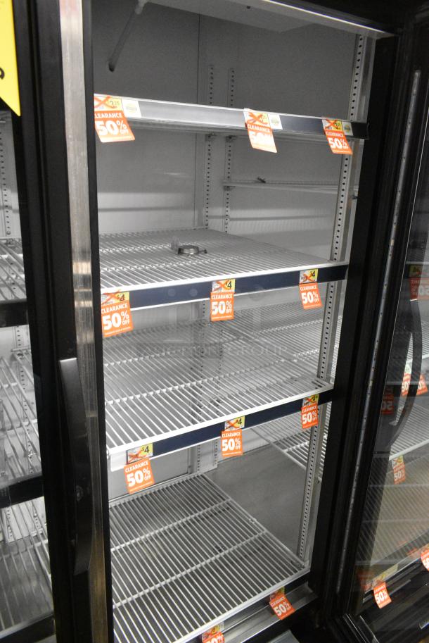 2018 True GDM-72-HC Metal Commercial 3 Door Reach In Cooler Merchandiser w/ Poly Coated Racks. 115 Volts, 1 Phase. Tested and Working! - Image 5 of 7