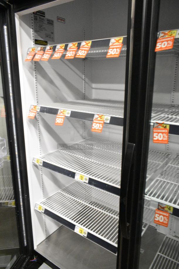 2018 True GDM-72-HC Metal Commercial 3 Door Reach In Cooler Merchandiser w/ Poly Coated Racks. 115 Volts, 1 Phase. Tested and Working! - Image 6 of 7