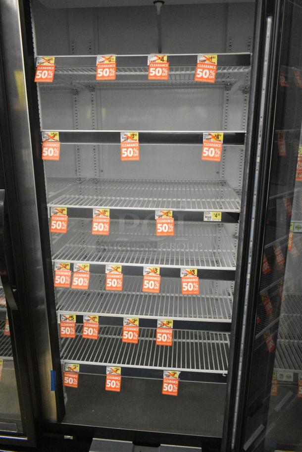 2018 True GDM-72-HC Metal Commercial 3 Door Reach In Cooler Merchandiser w/ Poly Coated Racks. 115 Volts, 1 Phase. Tested and Working! - Image 5 of 7