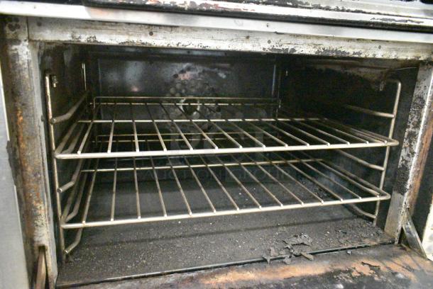 Montague Stainless Steel Commercial Natural Gas Powered 6 Burner Range w/ CONVECTION Oven. - Image 11 of 11