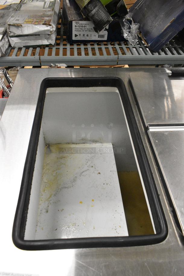 Stainless Steel Commercial Chest Freezer w/ 3 Center Hinge Lid on Commercial Casters. 115 Volts, 1 Phase. Tested and Working! - Image 6 of 14