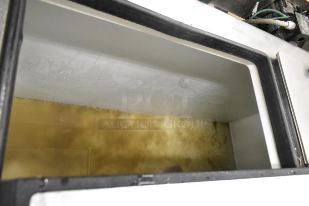 Stainless Steel Commercial Chest Freezer w/ 3 Center Hinge Lid on Commercial Casters. 115 Volts, 1 Phase. Tested and Working! - Image 8 of 14