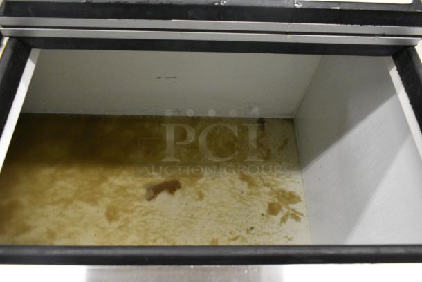 Stainless Steel Commercial Chest Freezer w/ 3 Center Hinge Lid on Commercial Casters. 115 Volts, 1 Phase. Tested and Working! - Image 9 of 14