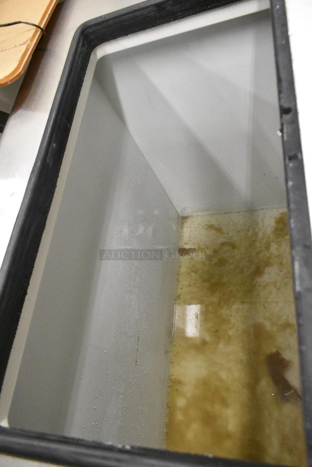 Stainless Steel Commercial Chest Freezer w/ 3 Center Hinge Lid on Commercial Casters. 115 Volts, 1 Phase. Tested and Working! - Image 10 of 14