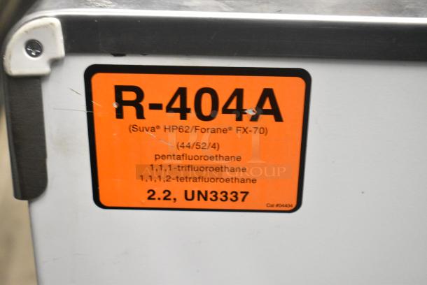 Stainless Steel Commercial Chest Freezer w/ 3 Center Hinge Lid on Commercial Casters. 115 Volts, 1 Phase. Tested and Working! - Image 13 of 14
