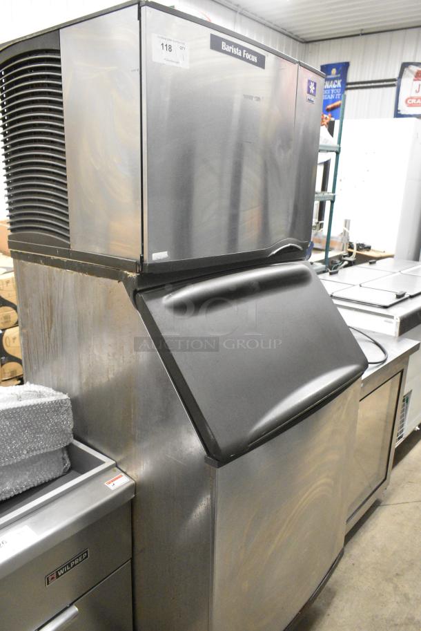 Manitowoc SY0454A Stainless Steel Commercial Ice Machine Head on Manitowoc B570 Ice Machine Bin. 115 Volts, 1 Phase. - Image 2 of 8