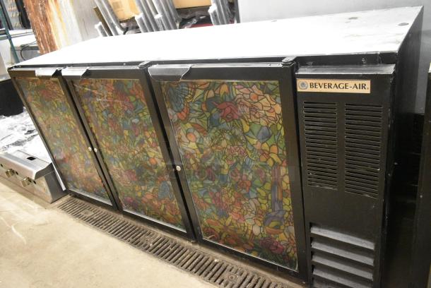 Beverage Air BB72GY-1-B Metal Commercial 3 Door Back Bar Cooler Merchandiser. 115 Volts, 1 Phase. Tested and Working! - Image 1 of 7