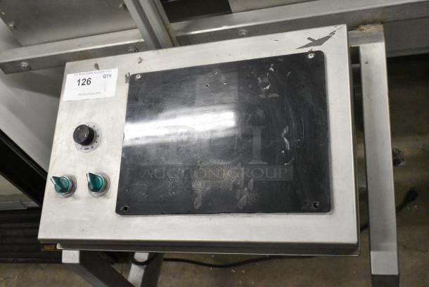 Metal Commercial Floor Style Automatic Cutter on Commercial Casters. 115/240 Volts, 1 Phase. Tested and Working! - Image 3 of 16