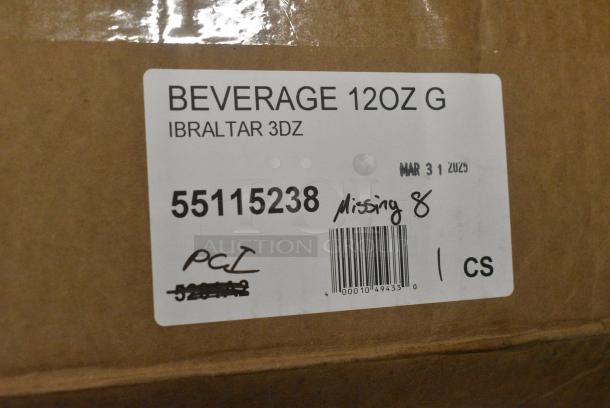 BRAND NEW SCRATCH AND DENT! Box of 28 55115238 Libbey Gibraltar 12 oz. Beverage Glass - Image 5 of 5