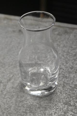 BRAND NEW SCRATCH AND DENT! Box of 11 5535204 Acopa 4 oz. Glass Carafe
