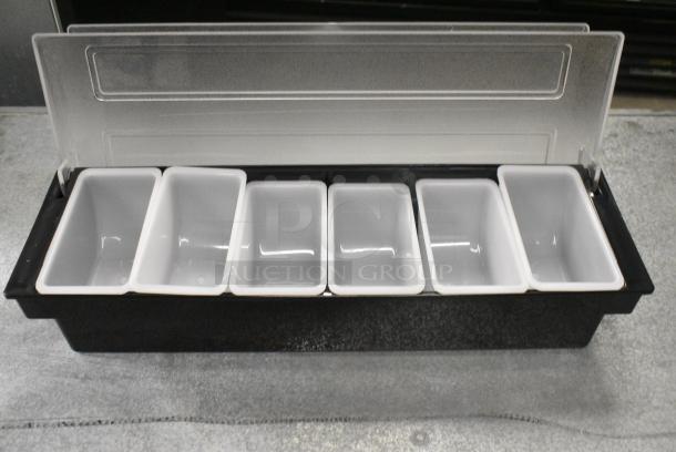 2 BRAND NEW SCRATCH AND DENT! Choice 176CON6XPNT 6-Compartment Condiment Bar. 2 Times Your Bid! - Image 4 of 5