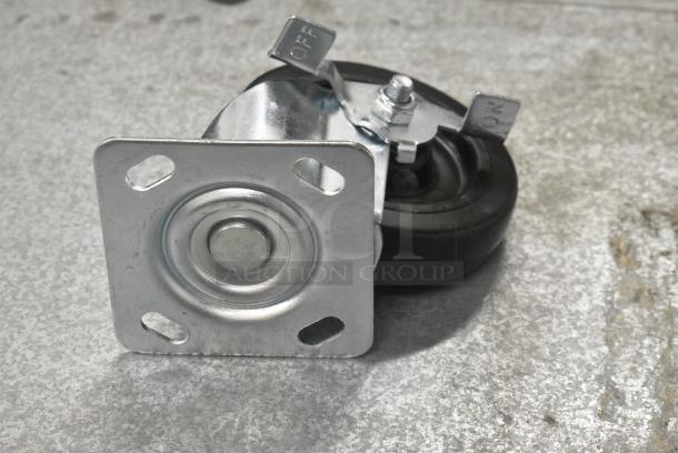 BRAND NEW SCRATCH AND DENT! Lot of 6 Commercial Casters. - Image 4 of 4