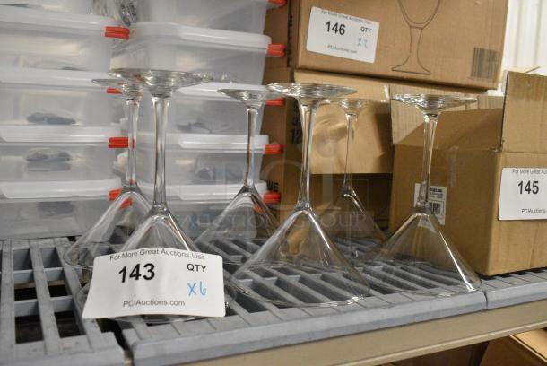 BRAND NEW SCRATCH AND DENT! Lot of 6 Martini Glasses - Image 2 of 3