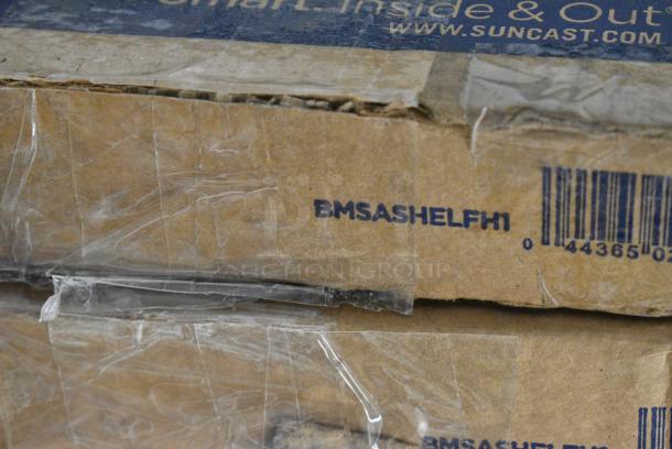 2 BRAND NEW SCRATCH AND DENT! Suncast Shelf Kit for Outdoor Storage Sheds BMSHELFH1. 2 Times Your Bid! - Image 3 of 3