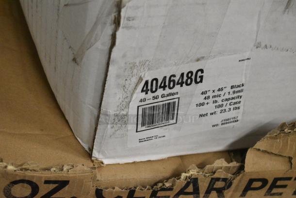 25 BRAND NEW SCRATCH AND DENT! Items Including 5005GTWH Lavex Linen-Feel White Customizable 1/6 Fold Guest Towel - 500/Case, Berry AEP 404648G 45 Gallon 1.9 Mil 40" x 46" Low Density Heavy-Duty Can Liner / Trash Bag - 100/Case, 5014046 Lavex Li'l Herc 45 Gallon 1 Mil 40" x 46" Low Density Medium-Duty Black Can Liner / Trash Bag - 100/Case, 500CC16 Choice Clear PET Customizable Plastic Cold Cup - 16 oz. - 1,000/Case, 5005GTWH Lavex Linen-Feel White Customizable 1/6 Fold Guest Towel - 500/Case, 176BPAN8542 Baker's Lane 1 lb. Glazed Aluminized Steel Bread Loaf Pan - 8 1/2" x 4 1/2" x 2 3/4". 25 Times Your Bid! - Image 6 of 14