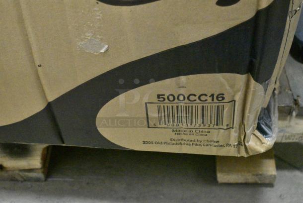 25 BRAND NEW SCRATCH AND DENT! Items Including 5005GTWH Lavex Linen-Feel White Customizable 1/6 Fold Guest Towel - 500/Case, Berry AEP 404648G 45 Gallon 1.9 Mil 40" x 46" Low Density Heavy-Duty Can Liner / Trash Bag - 100/Case, 5014046 Lavex Li'l Herc 45 Gallon 1 Mil 40" x 46" Low Density Medium-Duty Black Can Liner / Trash Bag - 100/Case, 500CC16 Choice Clear PET Customizable Plastic Cold Cup - 16 oz. - 1,000/Case, 5005GTWH Lavex Linen-Feel White Customizable 1/6 Fold Guest Towel - 500/Case, 176BPAN8542 Baker's Lane 1 lb. Glazed Aluminized Steel Bread Loaf Pan - 8 1/2" x 4 1/2" x 2 3/4". 25 Times Your Bid! - Image 13 of 14