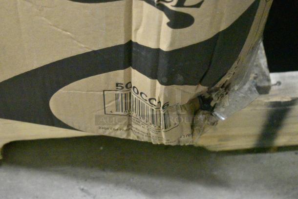 25 BRAND NEW SCRATCH AND DENT! Items Including 5005GTWH Lavex Linen-Feel White Customizable 1/6 Fold Guest Towel - 500/Case, Berry AEP 404648G 45 Gallon 1.9 Mil 40" x 46" Low Density Heavy-Duty Can Liner / Trash Bag - 100/Case, 5014046 Lavex Li'l Herc 45 Gallon 1 Mil 40" x 46" Low Density Medium-Duty Black Can Liner / Trash Bag - 100/Case, 500CC16 Choice Clear PET Customizable Plastic Cold Cup - 16 oz. - 1,000/Case, 5005GTWH Lavex Linen-Feel White Customizable 1/6 Fold Guest Towel - 500/Case, 176BPAN8542 Baker's Lane 1 lb. Glazed Aluminized Steel Bread Loaf Pan - 8 1/2" x 4 1/2" x 2 3/4". 25 Times Your Bid! - Image 14 of 14