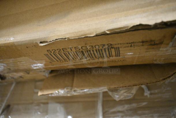 5 BRAND NEW SCRATCH AND DENT! Items Including 522ETSG3072 Steelton 30" x 72" 18 Gauge 430 Stainless Steel Work Table with Undershelf, 2 460SW2460 Regency Spec Line 24" x 60" NSF Stainless Steel Wire Shelf. 5 Times Your Bid! - Image 3 of 6