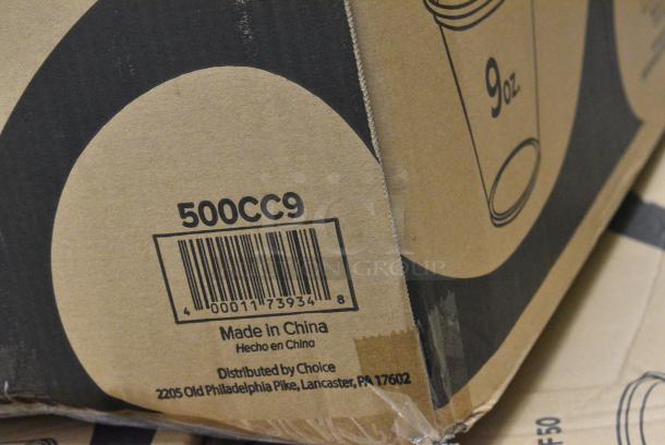 13 BRAND NEW SCRATCH AND DENT! Choice 500CC9 9 oz. Clear PET Customizable Plastic Squat Cold Cup - 1,000/Case. 13 Times Your Bid! - Image 4 of 4